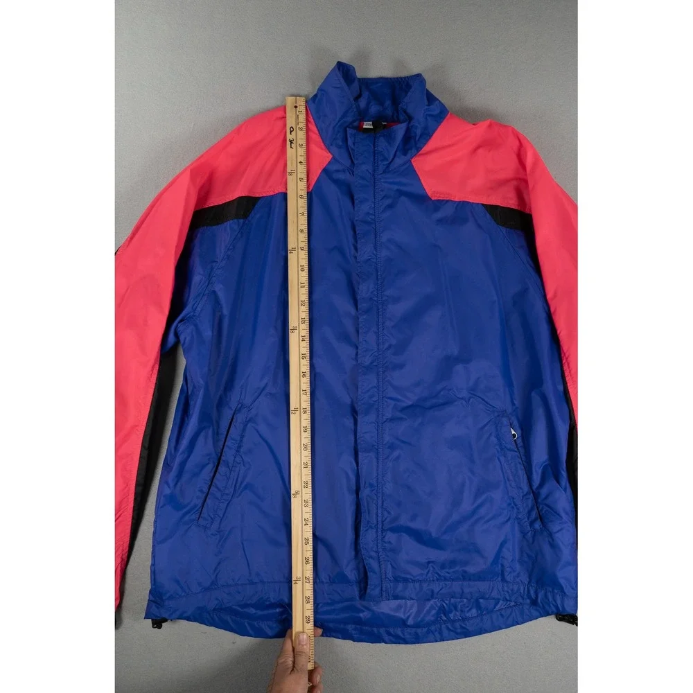 Vintage 90s The North Face Sidetracks Packable Jacket USA Made Colorblock